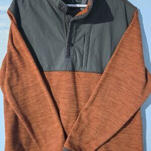 G.H. Bass & Co. Orange and Gray Pullover